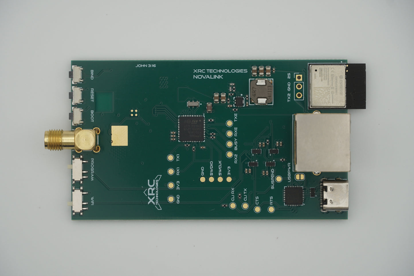 NOVALINK V1 433MHz Transmitter PCB